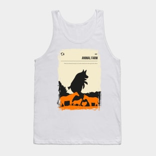 Visit The Animal Farm Vintage Book Cover Poster Tank Top